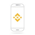 Binance BNB cryptocurrency icon vector iphone