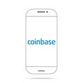 Coinbase cryptocurrency icon vector iphone