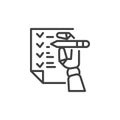 Task Automation line icon