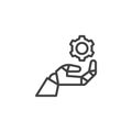 Task Automation line icon