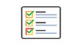 Task Checklist: Project Management and To-Do List Icon, vector design Generative AI Royalty Free Stock Photo