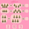 fold the Christmas trees in the picture and record the result