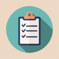 Task Completion and Productivity Checklist Icon Royalty Free Stock Photo