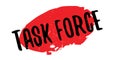 Task Force rubber stamp Royalty Free Stock Photo