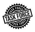 Task Force rubber stamp Royalty Free Stock Photo