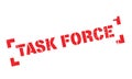 Task Force rubber stamp Royalty Free Stock Photo