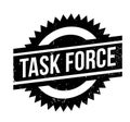 Task Force rubber stamp Royalty Free Stock Photo