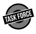 Task Force rubber stamp Royalty Free Stock Photo