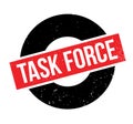 Task Force rubber stamp Royalty Free Stock Photo