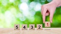 Task priority and management concept, The order of priority in any activity, Set work priority, arrange to do list. Hand arranging