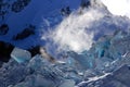 Tasman Glacier, Aoraki Mount Cook National Park, New Zealand Royalty Free Stock Photo