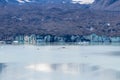 Tasman Glacier and Lake, Mount Cook National Park, New Zealand Royalty Free Stock Photo