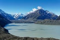 Tasman Glacier, Aoraki/Mount Cook National Park, south island, Aotearoa/New Zealand Royalty Free Stock Photo