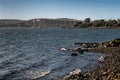 Tasman Highway Bridge over Derwent River, Hobart Australia. Royalty Free Stock Photo