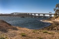 Tasman Highway Bridge over Derwent River, Hobart Australia. Royalty Free Stock Photo