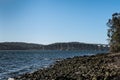 Tasman Highway Bridge over Derwent River, Hobart Australia. Royalty Free Stock Photo