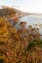 Autumn Colours over Cape Hauy, Tasmania, Australia Royalty Free Stock Photo