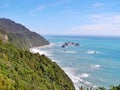 Knights Point Lookout, South Island  New Zealand Royalty Free Stock Photo