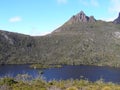 Tasmania, Dove Lake, Landscape Cradle Mountain National Park Royalty Free Stock Photo