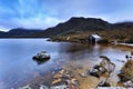 Tasmania Mt Cradle Lake Dove Hut Royalty Free Stock Photo