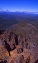 Tasmania: On the peak of the Cradle Mountain National Park Royalty Free Stock Photo