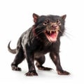 Tasmanian devil isolated on white created with Generative AI Royalty Free Stock Photo