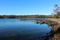 Tasmanian in land shore line
