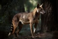 Tasmanian tiger forest. Generate Ai