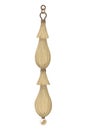 Tassel fringe accessory icon. Leather trinket, handbag embelishments or fashion key chain. Textile zipper. Isolated