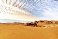 Sahara desert landscape in Tadrart Rouge