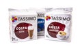 Tassimo Coffee pods on a white background Royalty Free Stock Photo