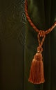 Gold Curtain Tassle Royalty Free Stock Photo