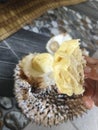 The taste of Bangkok durian is very soft and the filling is thick