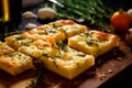 Taste of Italy: Authentic Focaccia - A Perfect Blend of Olive Oil, Salt, and Herbs