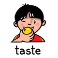 Taste Sense icon Royalty Free Stock Photo