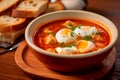 A Taste of Spain: Sopa de Ajo, a Comforting Garlic Soup with Paprika and Poached Eggs