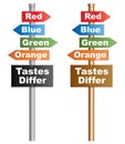Tastes Differ Royalty Free Stock Photo