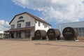 Tasting room of the Chateau Taman winery in the village of Taman, Temryuk district of the Krasnodar region