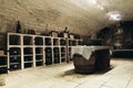 Tasting room in the wine cellar Royalty Free Stock Photo