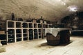 Tasting room in the wine cellar Royalty Free Stock Photo