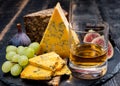 Tasting of Scotch single malt whisky and British cheeses