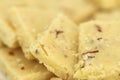Tasty almond barfi Royalty Free Stock Photo