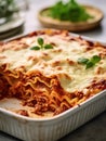 Tasty Baked Lasagna with Beef