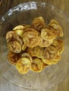 Tasty banana chips Royalty Free Stock Photo
