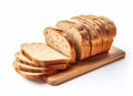 Tasty bread isolated on a white background