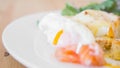 Tasty breakfast - Poached eggs