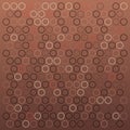 Tasty brown coffee chocolate background with circles