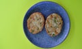 Tasty bubble and squeak on a plate in the kitchen