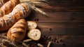 Tasty buns from the bakery close-up. Various breads, baguettes. Rye, buckwheat, bran, gluten-free, wheat buns