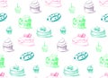 Tasty Cakes Seamless Pattern